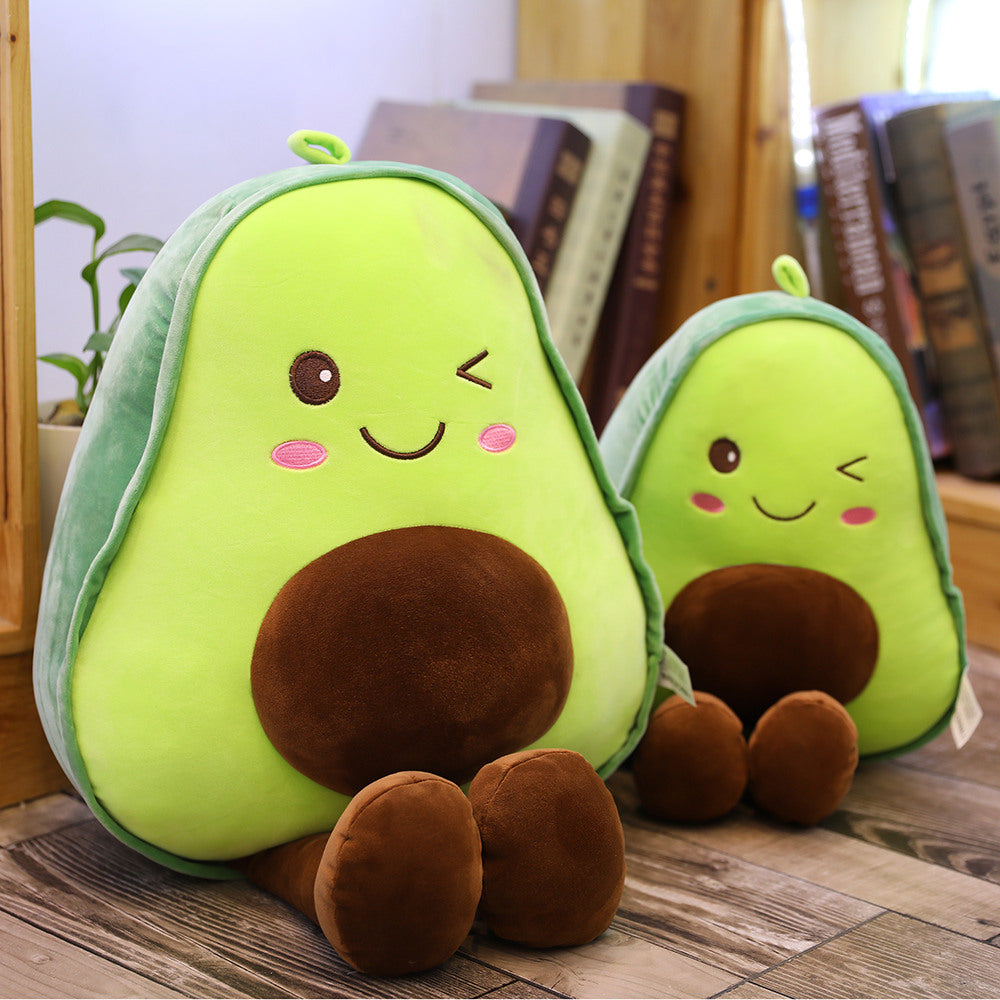 Cute 3D Avocado Stuffed Plush