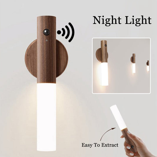 MAGNETIC WOOD NIGHT LIGHT