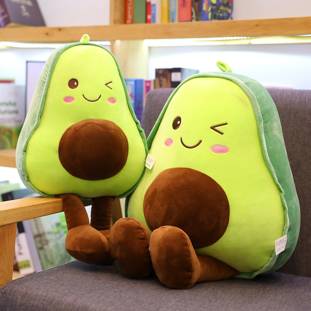 Cute 3D Avocado Stuffed Plush