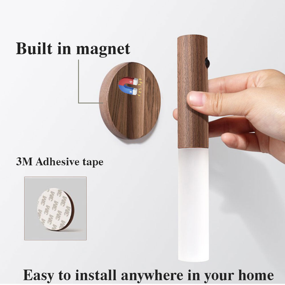 MAGNETIC WOOD NIGHT LIGHT