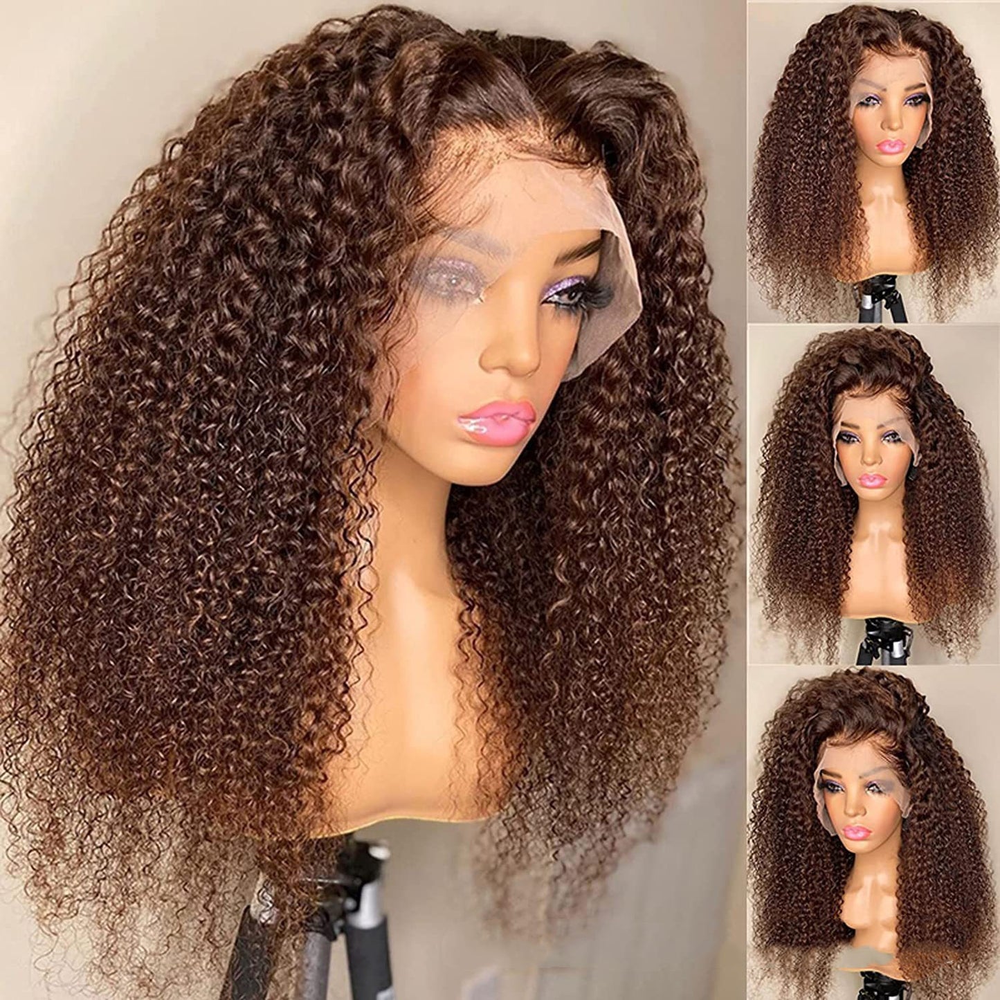 New European And American Chemical Fiber Front Lace Wig Headgear