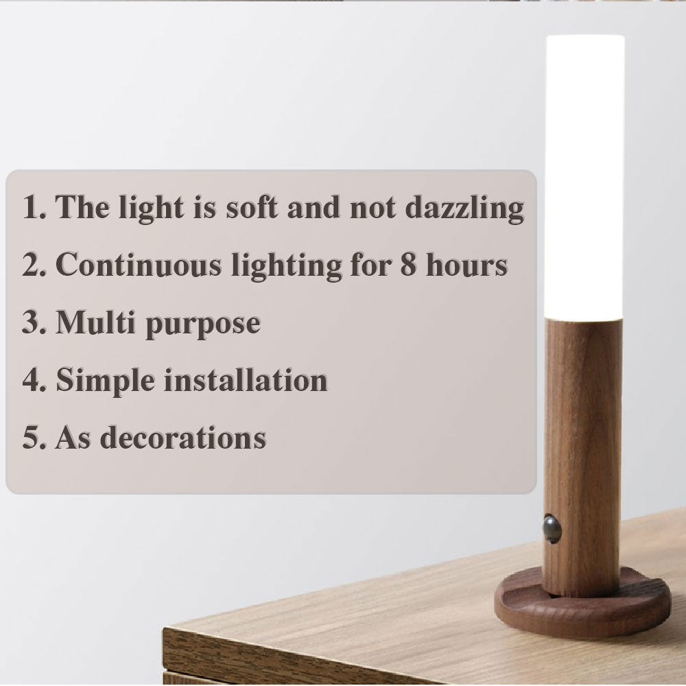 MAGNETIC WOOD NIGHT LIGHT