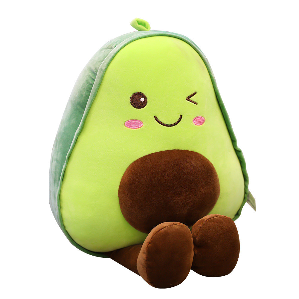 Cute 3D Avocado Stuffed Plush